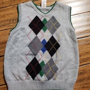 5/$20 boys 5/6 argyle sweater vest